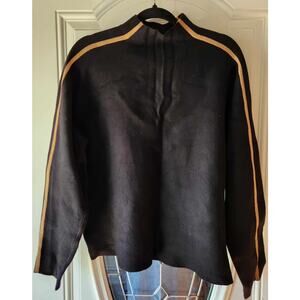 Saks Fifth Avenue Mock Turtle Neck Sweater Size XL